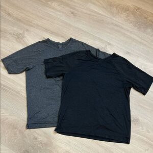 Old Navy Active Boys T-Shirt Bundle, Gray, Both Size XL